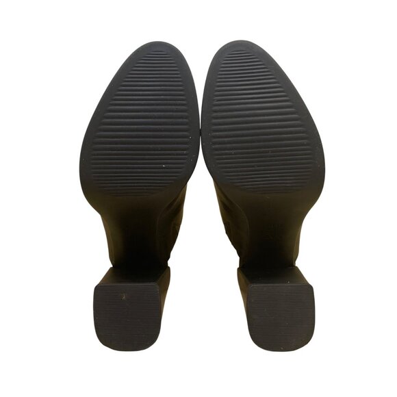 Naturalizer Women’s Black Leather Block Heel Slip-On Gen N Mules Size 10M - Picture 8 of 10